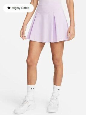Nike Women's Dri-FIT Club Skirt Golf Tennis Pickleball DD3735-530 Lavender Large